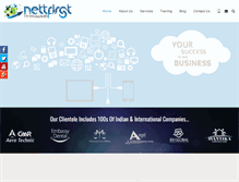 Tablet Screenshot of nettfirst.com